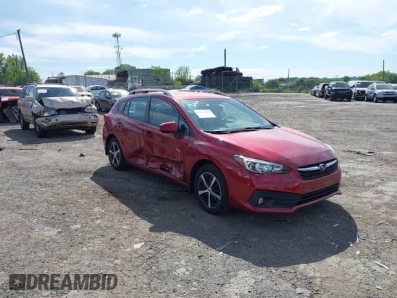 ✅ 2020 Subaru Impreza Premium • VIN: 4S3GTAV65L3705579 • Lot: 42303887. Listed on IAAI with 53,193 mi. Free auction sales archive from the USA and detailed vehicle history report at DreamBid. Image 1.
