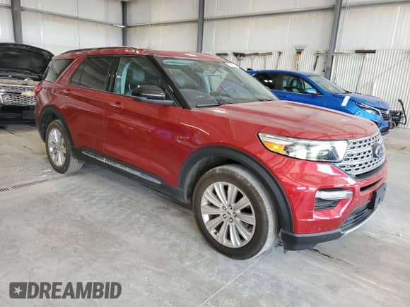 2022 Ford Explorer Limited z VIN 1FMSK8FH6NGB41700, wystawiony jako Copart lot #80382025 z przebiegiem 46 066 mil mil oraz Szkoda całkowita • Salvage title. Historia ofert i sprzedaży dostępna na DreamBid. Obrazek 4.