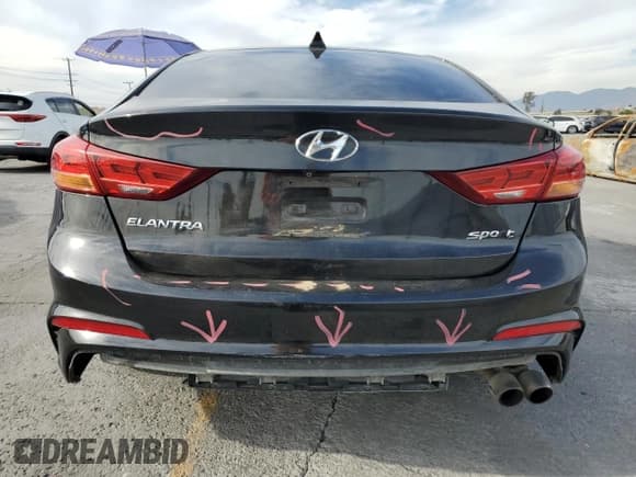 ✅ 2017 Hyundai Elantra Sport • VIN: KMHD04LB5HU360547 • Лот: 91688655. Опубликован ранее на Copart с пробегом 134 062 миль. Бесплатный доступ к архиву аукционных продаж из США и подробный отчёт об истории автомобиля на DreamBid. Изображение 6.