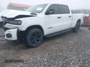 ✅ 2025 Ram 1500 Big Horn • VIN: 1C6SRFMP1SN515398 • Lot: 43378312. Listed on IAAI with 10,802 mi. Free auction sales archive from the USA and detailed vehicle history report at DreamBid. Image 2.