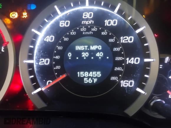 ✅ 2012 Acura TSX • VIN: JH4CU2F41CC006883 • Lot: 43507494. Listed on IAAI with 158,455 mi. Free auction sales archive from the USA and detailed vehicle history report at DreamBid. Image 16.