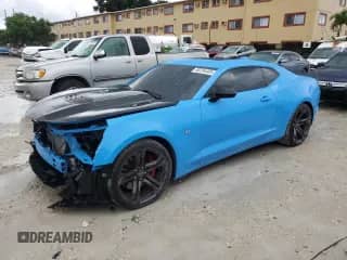 2022 Chevrolet Camaro 2SS with VIN 1G1FG1R75N0132019, listed as a Copart auction lot 80784485 with 25,337 mi miles and Salvage title. Bid and sale history available at DreamBid. Image 1.