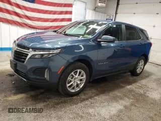 2024 Chevrolet Equinox LT with VIN 3GNAXUEG7RL347796, listed as a Copart auction lot 89806595 with 25,565 mi miles and Clean title. Bid and sale history available at DreamBid. Image 1.