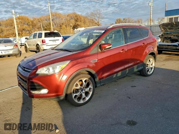 ✅ 2014 Ford Escape Titanium • VIN: 1FMCU9JX4EUB46981 • Лот: 94158035. Опубликован ранее на Copart с пробегом 149 105 миль. Бесплатный доступ к архиву аукционных продаж из США и подробный отчёт об истории автомобиля на DreamBid. Изображение 1.