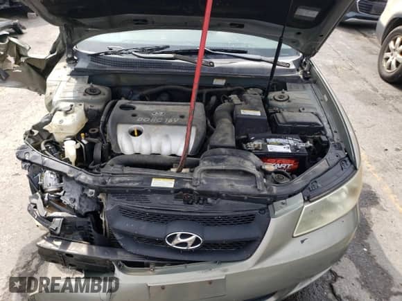 2008 Hyundai Sonata GLS with VIN 5NPET46C58H312674, listed as a Copart auction lot 70866604 with 212,698 mi miles and Salvage title. Bid and sale history available at DreamBid. Image 11.