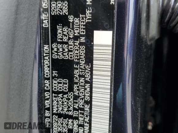 ✅ 2017 Volvo XC60 Inscription • VIN: YV449MRU2H2009722 • Lot: 60276805. Listed on Copart with 100,011 mi. Free auction sales archive from the USA and detailed vehicle history report at DreamBid. Image 14.