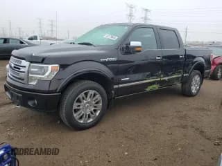 ✅ 2014 Ford F-150 Platinum • VIN: 1FTFW1ET4EFC28170 • Lot: 93178645. Listed on Copart with 91,804 mi. Free auction sales archive from the USA and detailed vehicle history report at DreamBid. Image 1.