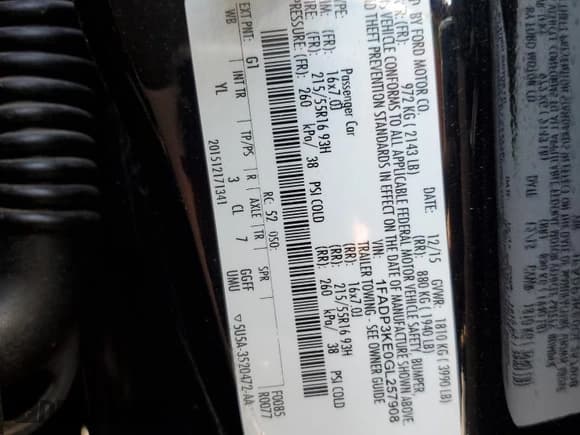 ✅ 2016 Ford Focus SE • VIN: 1FADP3KE0GL257908 • Лот: 89674615. Опубликован ранее на Copart с пробегом 88 705 миль. Бесплатный доступ к архиву аукционных продаж из США и подробный отчёт об истории автомобиля на DreamBid. Изображение 13.