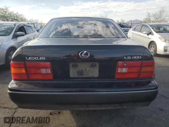 ✅ 1996 Lexus LS 400 • VIN: JT8BH22F7T0066756 • Lot: 60917705. Listed on Copart with 265,203 mi. Free auction sales archive from the USA and detailed vehicle history report at DreamBid. Image 6.