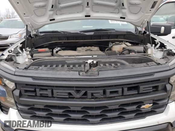 2022 Chevrolet Silverado 1500 Work Truck with VIN 1GCPDAEK4NZ524712, listed as a Copart auction lot 80791304 with 30,822 mi miles and Salvage title. Bid and sale history available at DreamBid. Image 11.
