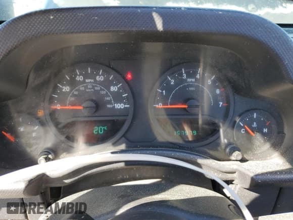 ✅ 2008 Jeep Wrangler X • VIN: 1J4FA241X8L564488 • Lot: 49600075. Listed on Copart with 157,979 mi. Free auction sales archive from the USA and detailed vehicle history report at DreamBid. Image 9.