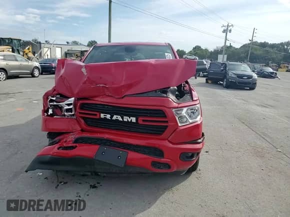2019 Ram 1500 Big Horn с VIN 1C6RRFFG8KN824958, выставлен на аукционе Copart как лот 82164025 с пробегом 63 427 миль миль и Списание • Salvage title. История ставок и продаж доступна на DreamBid. Изображение 13.