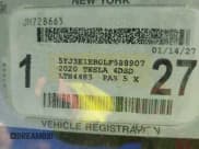 ✅ 2020 Tesla Model 3 Long Range • VIN: 5YJ3E1EB0LF588907 • Lot: 43699737. Wystawiony na IAAI z przebiegiem 121 978 mil. Bezpłatny archiwum sprzedaży aukcyjnych z USA i szczegółowy raport historii pojazdu na DreamBid. Zdjęcie 9.