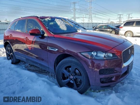 ✅ 2017 Jaguar F-Pace 20d Premium • VIN: SADCJ2BN3HA493004 • Lot: 95256775. Listed on Copart with 100,737 mi. Free auction sales archive from the USA and detailed vehicle history report at DreamBid. Image 4.