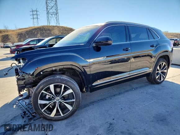 ✅ 2025 Volkswagen Atlas SEL Premium R-Line • VIN: 1V2FE2CA2SC202561 • Lot: 92491325. Wystawiony na Copart z przebiegiem 6 905 mil. Bezpłatny archiwum sprzedaży aukcyjnych z USA i szczegółowy raport historii pojazdu na DreamBid. Zdjęcie 1.