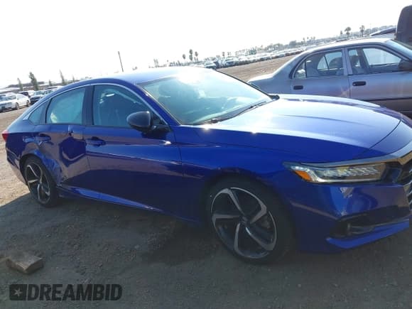 ✅ 2021 Honda Accord Sport SE • VIN: 1HGCV1F47MA112262 • Lot: 43302121. Listed on IAAI with 60,618 mi. Free auction sales archive from the USA and detailed vehicle history report at DreamBid. Image 13.