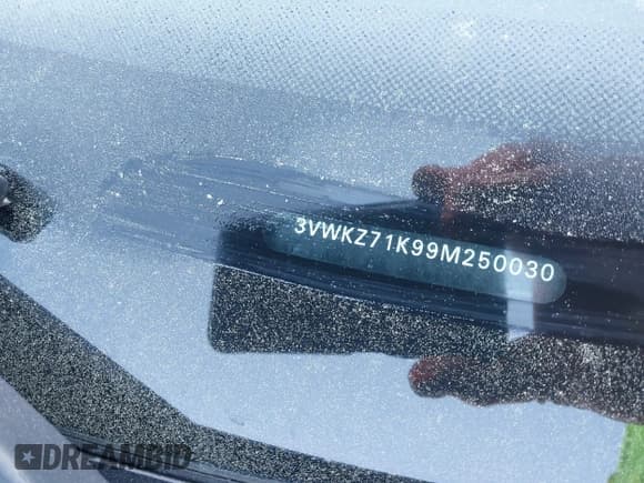 ✅ 2009 Volkswagen Jetta • VIN: 3VWKZ71K99M250030 • Lot: 42235887. Listed on IAAI with 155,301 mi. Free auction sales archive from the USA and detailed vehicle history report at DreamBid. Image 12.