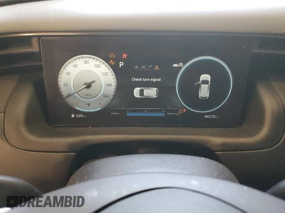 2023 Hyundai Tucson N Line with VIN KM8JFCAEXPU264470, listed as a Copart auction lot 70257805 with 44,210 mi miles and Salvage title. Bid and sale history available at DreamBid. Image 9.