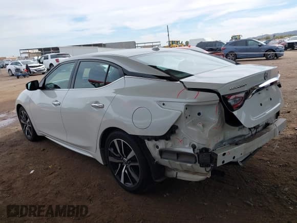 ✅ 2023 Nissan Maxima SV • VIN: 1N4AA6CV2PC509307 • Lot: 41814077. Listed on IAAI with 43,184 mi. Free auction sales archive from the USA and detailed vehicle history report at DreamBid. Image 3.