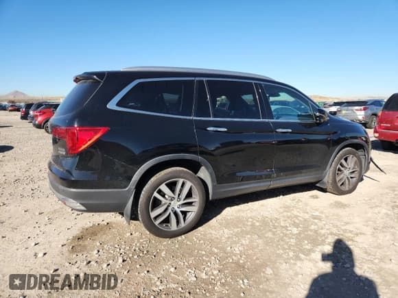 ✅ 2017 Honda Pilot Touring • VIN: 5FNYF6H98HB054439 • Lot: 82755845. Listed on Copart with 98,748 mi. Free auction sales archive from the USA and detailed vehicle history report at DreamBid. Image 3.
