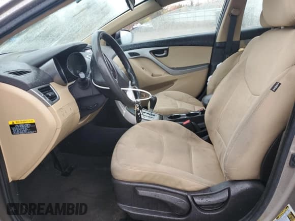 ✅ 2012 Hyundai Elantra GLS • VIN: 5NPDH4AE6CH119884 • Lot: 90979385. Listed on Copart with 95,220 mi. Free auction sales archive from the USA and detailed vehicle history report at DreamBid. Image 7.