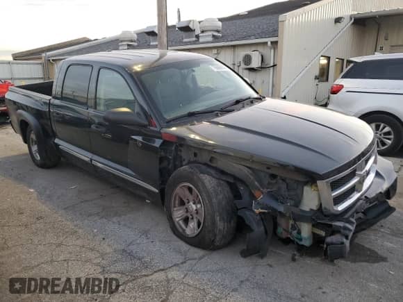 2008 Dodge Dakota SLT with VIN 1D7HE48N58S536752, listed as a Copart auction lot 79686974 with 220,024 mi miles and Salvage title. Bid and sale history available at DreamBid. Image 4.