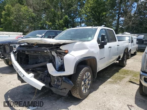 ✅ 2023 Chevrolet Silverado 2500HD Custom • VIN: 1GC4YME70PF148258 • Lot: 66968605. Listed on Copart with 85,834 mi. Free auction sales archive from the USA and detailed vehicle history report at DreamBid. Image 2.