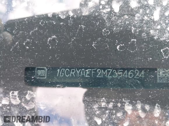 ✅ 2021 Chevrolet Silverado 1500 Work Truck • VIN: 1GCRYAEF2MZ354624 • Lot: 43484384. Wystawiony na IAAI z przebiegiem 56 732 mil. Bezpłatny archiwum sprzedaży aukcyjnych z USA i szczegółowy raport historii pojazdu na DreamBid. Zdjęcie 8.