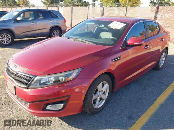 ✅ 2014 Kia Optima LX • VIN: 5XXGM4A70EG264900 • Lot: 43834879. Listed on IAAI with 81,131 mi. Free auction sales archive from the USA and detailed vehicle history report at DreamBid. Image 2.