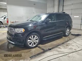 ✅ 2012 Dodge Durango Crew • VIN: 1C4RDJDG0CC106072 • Lot: 93814555. Listed on Copart with 207,607 mi. Free auction sales archive from the USA and detailed vehicle history report at DreamBid. Image 1.