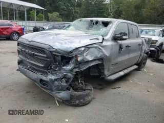 2024 Ram 1500 Big Horn с VIN 1C6SRFFT5RN135131, выставлен на аукционе Copart как лот 81158865 с пробегом 33 409 миль миль и Списание • Salvage title. История ставок и продаж доступна на DreamBid. Изображение 1.
