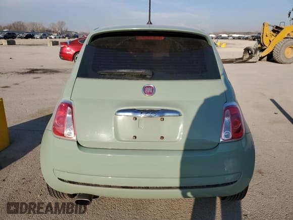 ✅ 2013 FIAT 500 Pop • VIN: 3C3CFFAR1DT573711 • Lot: 50430905. Listed on Copart with 109,412 mi. Free auction sales archive from the USA and detailed vehicle history report at DreamBid. Image 6.