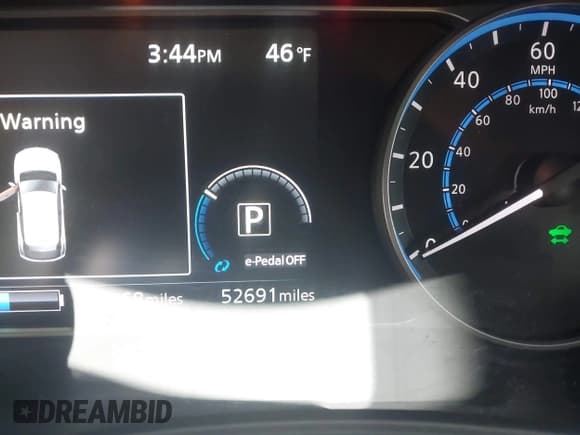 ✅ 2020 Nissan LEAF SV • VIN: 1N4AZ1CP8LC302444 • Лот: 43877929. Опубликован ранее на IAAI с пробегом 52 691 миль. Бесплатный доступ к архиву аукционных продаж из США и подробный отчёт об истории автомобиля на DreamBid. Изображение 7.