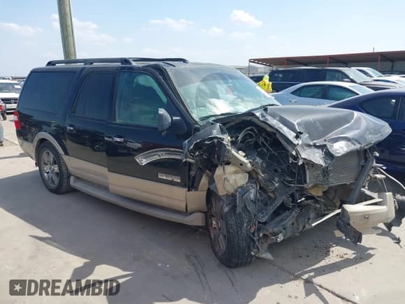 ✅ 2007 Ford Expedition Max Eddie Bauer • VIN: 1FMFK17587LA82723 • Lot: 42323116. Wystawiony na IAAI z przebiegiem 253 177 mil. Bezpłatny archiwum sprzedaży aukcyjnych z USA i szczegółowy raport historii pojazdu na DreamBid. Zdjęcie 1.