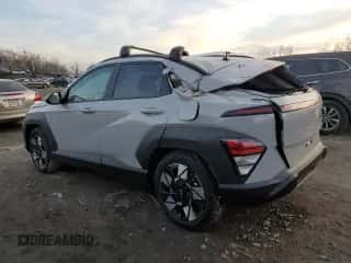2025 Hyundai Kona SEL with VIN KM8HB3AB7SU216546, listed as a Copart auction lot 86342834 with 485 mi miles and Salvage title. Bid and sale history available at DreamBid. Image 2.