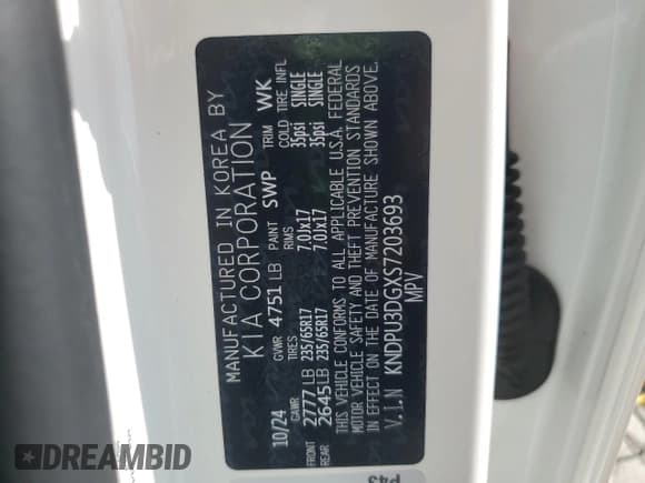 ✅ 2025 Kia Sportage LX • VIN: KNDPU3DGXS7203693 • Лот: 65778935. Опубликован ранее на Copart с пробегом 1 175 миль. Бесплатный доступ к архиву аукционных продаж из США и подробный отчёт об истории автомобиля на DreamBid. Изображение 13.