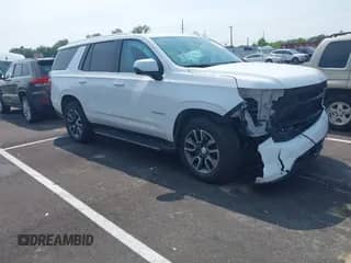 2023 Chevrolet Tahoe LT with VIN 1GNSKNKD6PR468151, listed as a IAAI auction lot 42424378 with 38,868 mi miles and . Bid and sale history available at DreamBid. Image 1.