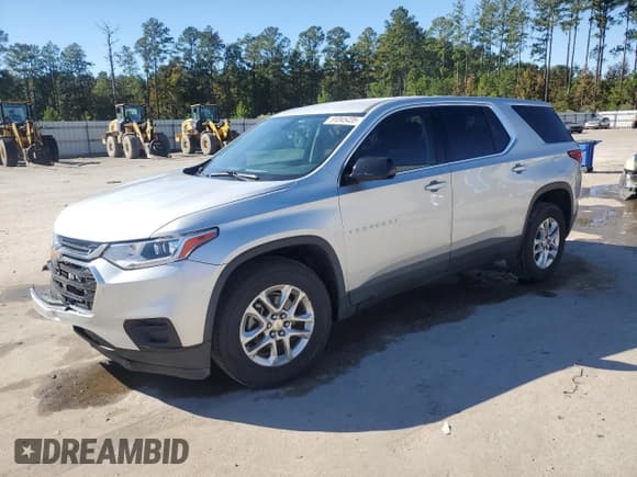 ✅ 2020 Chevrolet Traverse LS • VIN: 1GNERFKW5LJ207764 • Lot: 91045435. Listed on Copart with 84,723 mi. Free auction sales archive from the USA and detailed vehicle history report at DreamBid. Image 1.