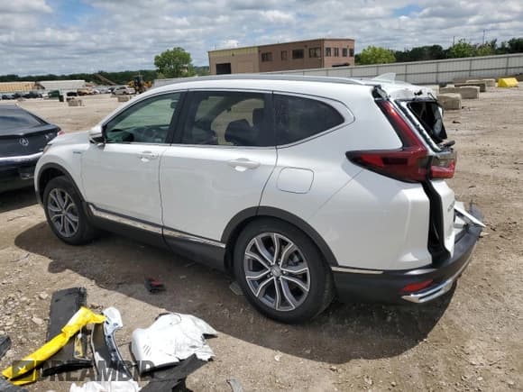 ✅ 2021 Honda CR-V Touring • VIN: 7FART6H96ME008863 • Lot: 57656355. Listed on Copart with 34,238 mi. Free auction sales archive from the USA and detailed vehicle history report at DreamBid. Image 2.