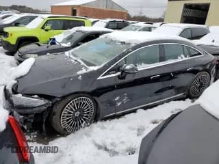 ✅ 2023 Mercedes-Benz EQS 450 • VIN: W1KCG2EB7PA023543 • Лот: 82718293. Опубликован ранее на Copart с пробегом Не указан. Бесплатный доступ к архиву аукционных продаж из США и подробный отчёт об истории автомобиля на DreamBid. Изображение 1.