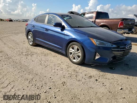2020 Hyundai Elantra SEL with VIN 5NPD84LF0LH540358, listed as a Copart auction lot 82253045 with 79,669 mi miles and Salvage title. Bid and sale history available at DreamBid. Image 4.