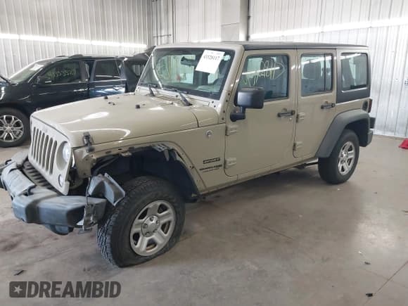 ✅ 2018 Jeep Wrangler Unlimited Sport S • VIN: 1C4BJWDG6JL809518 • Lot: 43328117. Listed on IAAI with 115,280 mi. Free auction sales archive from the USA and detailed vehicle history report at DreamBid. Image 17.