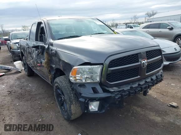 2019 Ram 1500 Tradesman with VIN 1C6RR7FG0KS534933, listed as a IAAI auction lot 41845978 with 82,600 mi miles and . Bid and sale history available at DreamBid. Image 1.