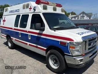 ✅ 2008 Ford Econoline Cargo • VIN: 1FDSS34P68DB13740 • Lot: 61424005. Listed on Copart with 130,968 mi. Free auction sales archive from the USA and detailed vehicle history report at DreamBid. Image 1.