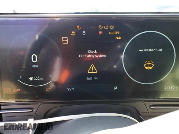 ✅ 2024 Hyundai Kona SEL • VIN: KM8HC3AB2RU112232 • Лот: 91258445. Опубликован ранее на Copart с пробегом 24 680 миль. Бесплатный доступ к архиву аукционных продаж из США и подробный отчёт об истории автомобиля на DreamBid. Изображение 9.