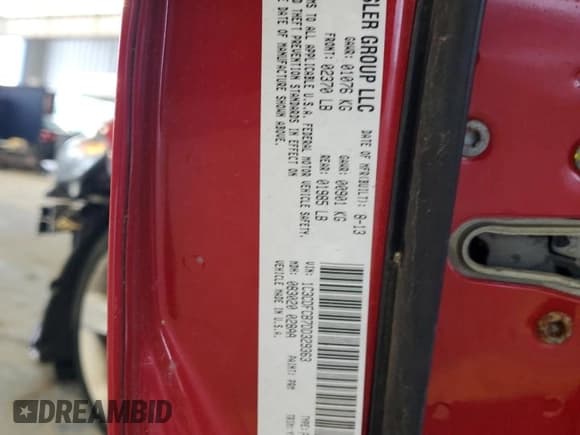 ✅ 2013 Dodge Dart GT • VIN: 1C3CDFCB7DD329363 • Lot: 57789405. Listed on Copart with 120,892 mi. Free auction sales archive from the USA and detailed vehicle history report at DreamBid. Image 12.