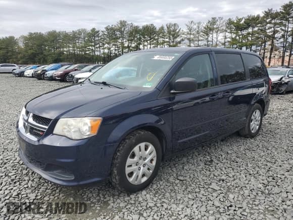 ✅ 2014 Dodge Grand Caravan SE • VIN: 2C4RDGBG7ER406322 • Lot: 85695255. Listed on Copart with 241,990 mi. Free auction sales archive from the USA and detailed vehicle history report at DreamBid. Image 1.