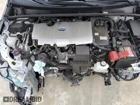 2021 Toyota Prius L Eco with VIN JTDKAMFU4M3139334, listed as a Copart auction lot 84025305 with 59,418 mi miles and Salvage title. Bid and sale history available at DreamBid. Image 11.