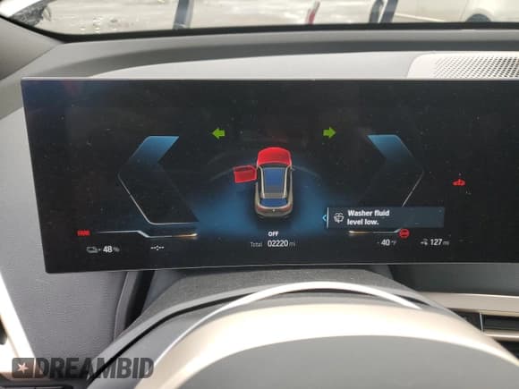 ✅ 2023 BMW iX xDrive50 • VIN: WB523CF03PCM84985 • Lot: 44174314. Wystawiony na Copart z przebiegiem 2 220 mil. Bezpłatny archiwum sprzedaży aukcyjnych z USA i szczegółowy raport historii pojazdu na DreamBid. Zdjęcie 9.