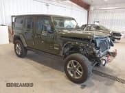 ✅ 2021 Jeep Wrangler Unlimited Sahara • VIN: 1C4HJXEN2MW592565 • Lot: 41956072. Listed on IAAI with 95,504 mi. Free auction sales archive from the USA and detailed vehicle history report at DreamBid. Image 1.